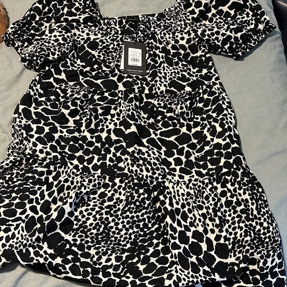 𝅺nwt Who What Wear Animal Print Dress - Picture 2 of 3